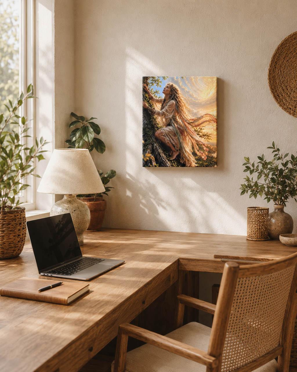 The Ascent – Hearing the Angel's Call | 8x10 Gallery Wrapped Canvas