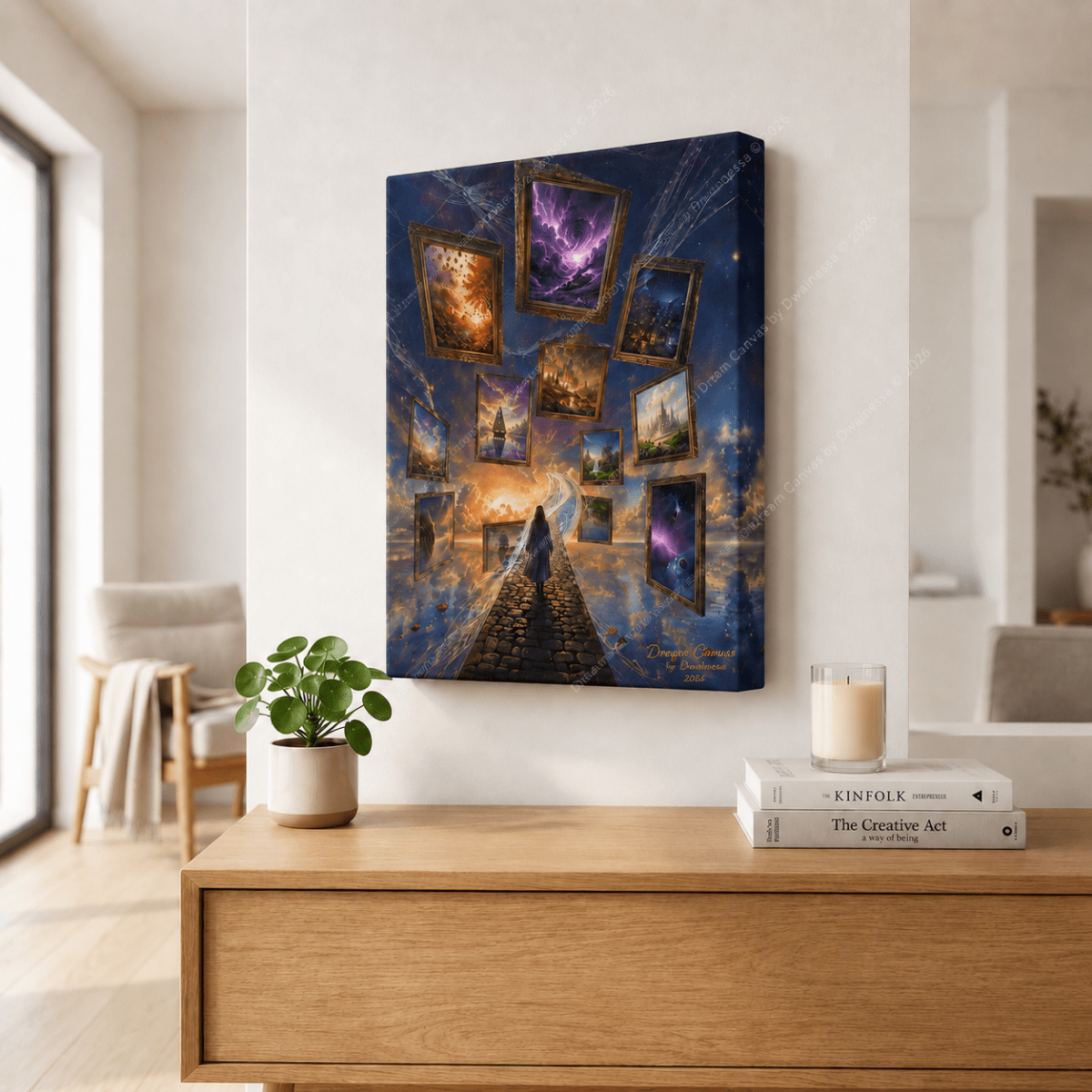 Personalized dream-inspired art commission by Dream Canvas