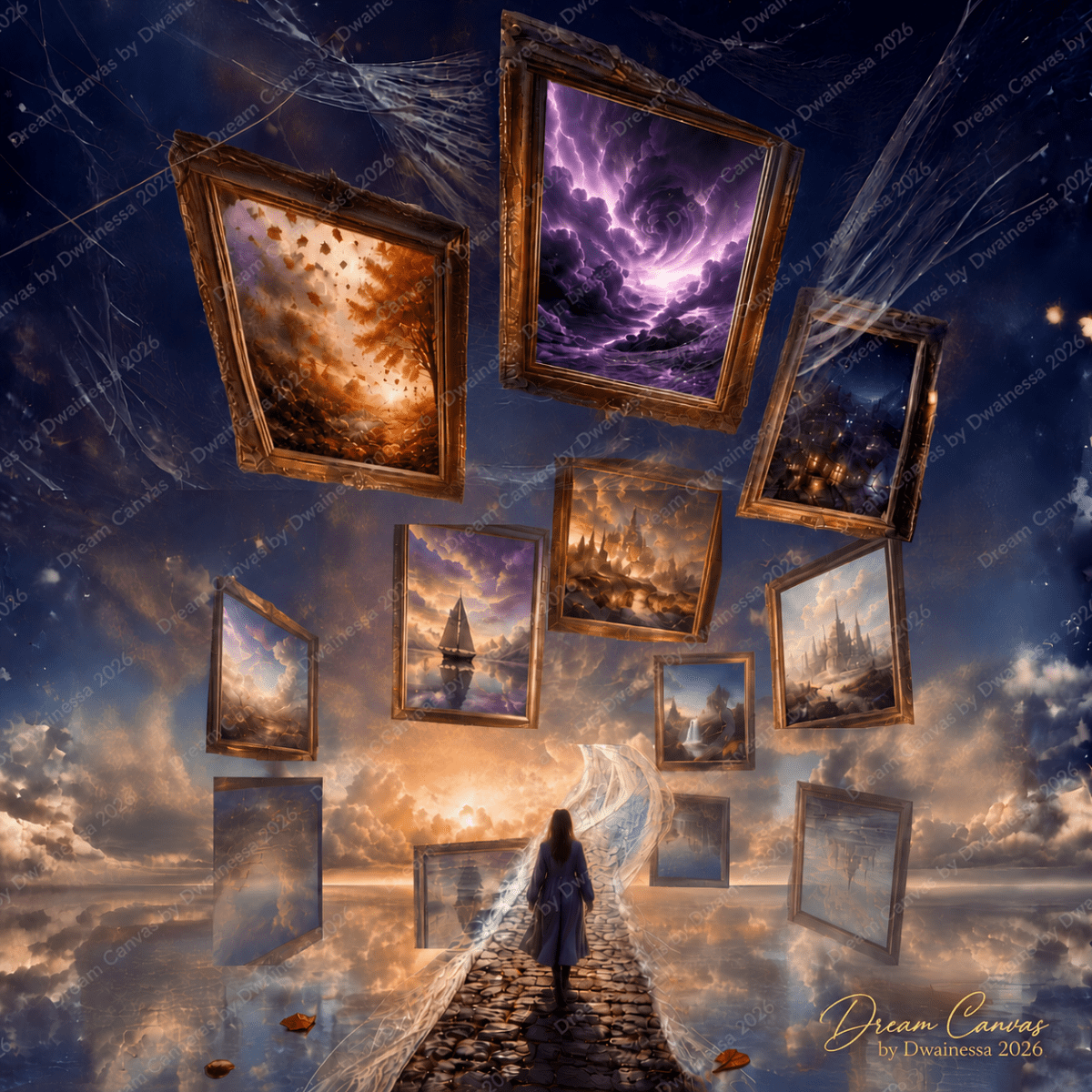 Window of Worlds custom dream artwork example by Dream Canvas